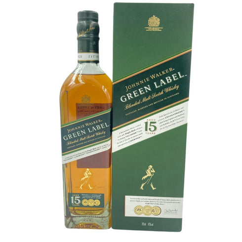 ジョニーウォーカー グリーンラベル 15年 700ml 43% JOHNNIE WALKER GREEN LABEL【J4】