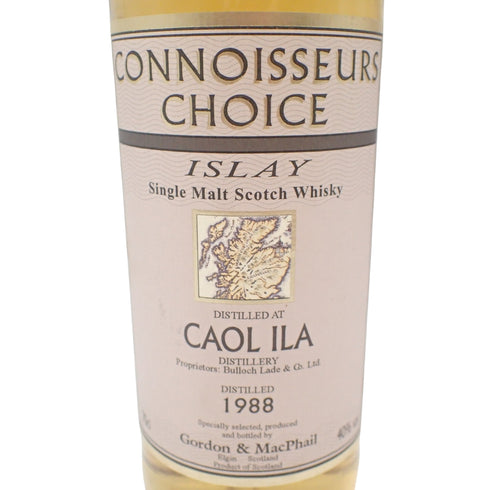G&M コニサーズ・チョイス カリラ 1988 CONNOISSEURS CHOICE【B】