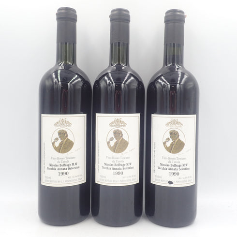 【セット】グラート グラーティ ヴェッキア アンナータ トスカーナ 1990 12.5% 750ml GRATO GRATI VECCHIA ANNATA TUSCANY 3本セット【R2】
