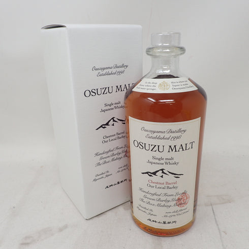 【東京都限定】尾鈴山蒸留所 オスズモルト チェスナットバレル 700ml 59% OSUZU MALT Chestnut Barrel【B1】