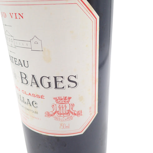 シャトー ランシュ バージュ 1993 赤 750ml 13.0% CHATEAU LYNCH BAGES PAUILLAC GRAND CRU CLASSE【H1】