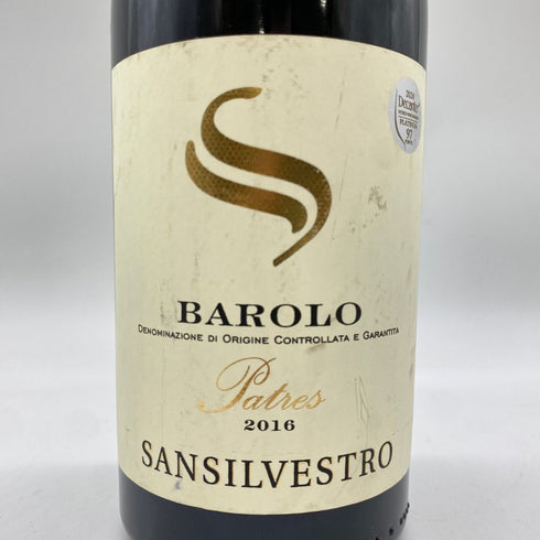 カンティーネ サン シルヴェストロ バローロ パトレス 2016 750ml 14% Cantine San Silvestro Barolo Patres 【Q】