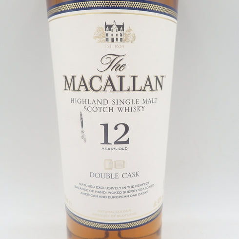 マッカラン 12年 ダブルカスク シングルモルト 700ml 40% The MACALLAN【BB】