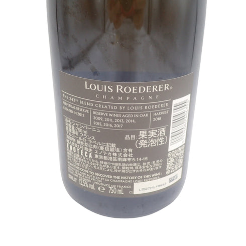 ルイロデレール コレクション 243 750ml Louis Roederer Collection 243【P】