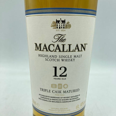 ザ マッカラン 12年 トリプルカスク 350ml 40% The MACALLAN 2本セット【D1】