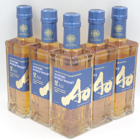 東京都限定◆サントリー AO 碧 シングル 350ml 43% SUNTORY 5本セット 同梱不可 【7F】