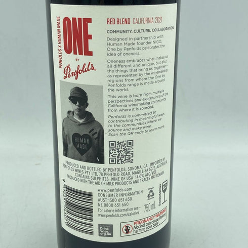ワン バイ ペンフォールズ レッド ブレンド カリフォルニア 2021 750ml 14% One By Penfolds Red Blend California【N2】
