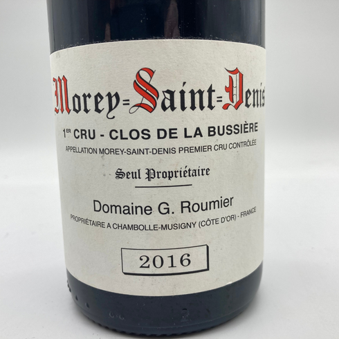 ジョルジュルーミエ モレ サン ドニ プルミエクリュ クロドラブシエール 2016 750ml 13% Georges Roumier Morey Saint Denis 1er Cru Clos de la Bussiere【F1】