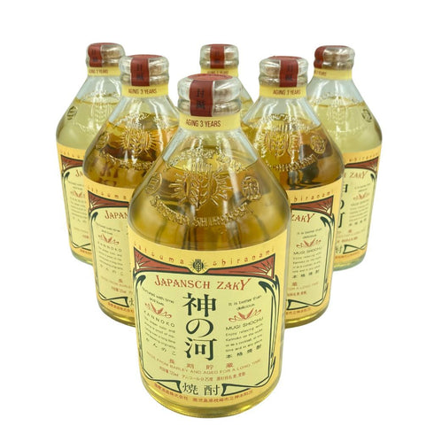 薩摩酒造 神の河 長期貯蔵 麦焼酎 720ml 25% 6本セット【7F】