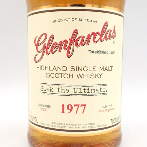 グレンファークラス ファミリーカスク SEEK THE ULTIMATE 1977 700ml 47.5% Grenfarclas 同梱不可【F2】