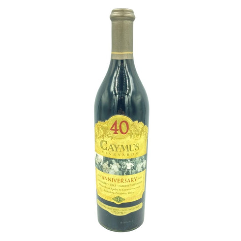 ケイマス ヴィンヤーズ カベルネ ソーヴィニョン 2012 40周年記念ボトル 750ml 14.6% CAYMUS VINEYARDS 【I1】