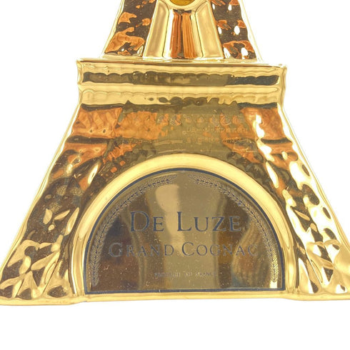 ドリューズ グランドコニャック エッフェル塔 ゴールド 22K 陶器 40% 700ml DE LUZE 1600g【F1】