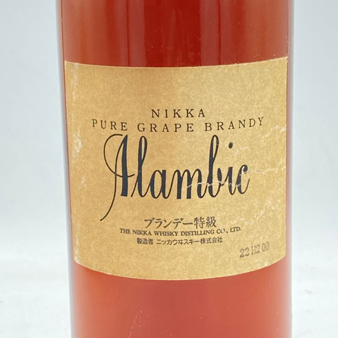 ニッカ アランビック 700ml 40% NIKKA ALAMBIC【B3】