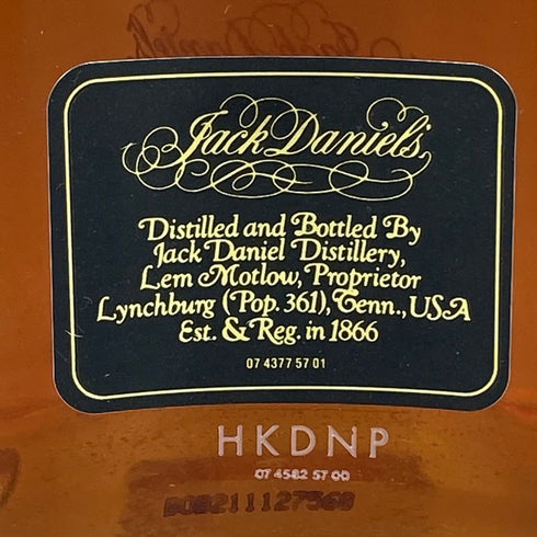 ジャックダニエル 125周年記念ボトル デキャンタ 替栓付 1000ml 43% JACK DANIELS【Q1】