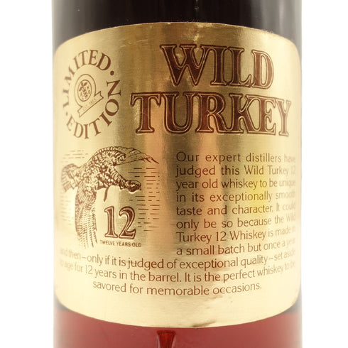 ワイルドターキー 12年 ゴールドラベル 750ml WILD TURKEY 同梱不可【J】