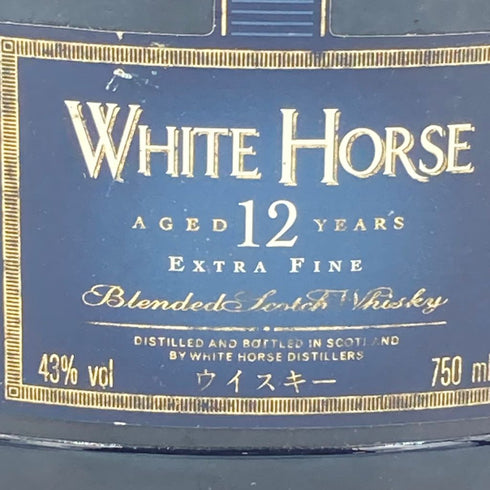 ホワイトホース 12年 750ml 43% WHITE HORSE【A3】