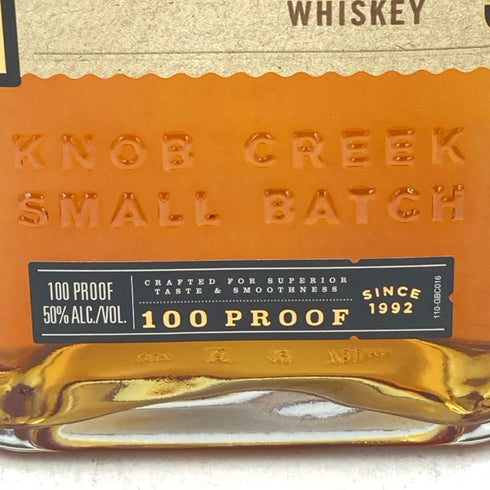ノブクリーク 9年 スモールバッチ 750ml 50% KNOB CREEK【F3】