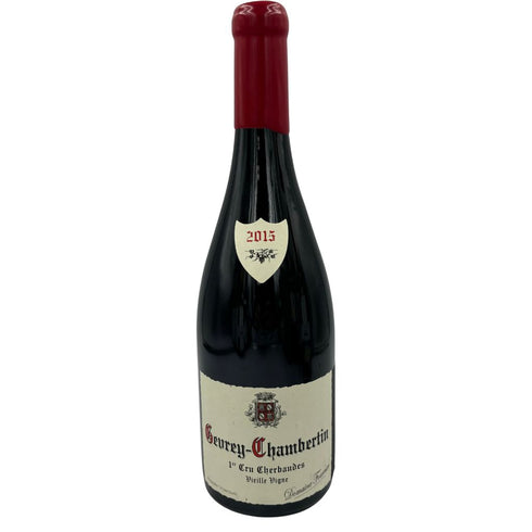 ドメーヌ フーリエ ジュヴレ シャンベルタン プルミエクリュ 2015 シェルボード 13.5% 750ml Domaine Fourrier GEVREY CHAMBERTIN 1ER CRU CHERBAUDES【B1】