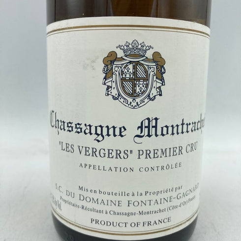 ドメーヌ フォンテーヌ ガニャール シャサーニュ モンラッシェ レ ヴェルジェ 2000 750ml 13.5% DOMAINE FONTAINE GAGNARD CHASSAGNE MONTRACHET LES VERGERS 【H3】