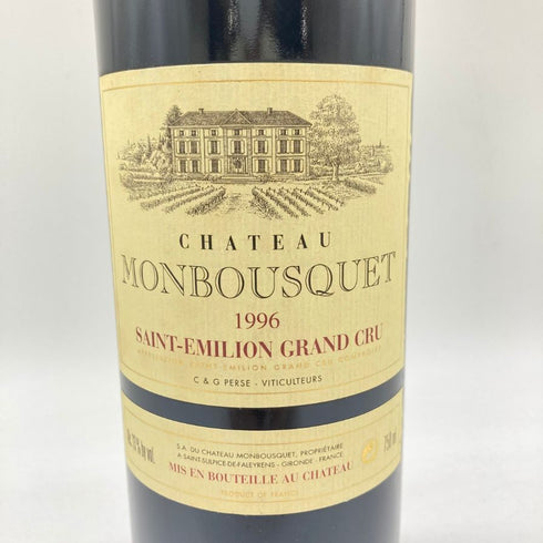 シャトー モンブスケ サンテミリオン グランクリュ 1996 750ml 13% Chateau Monbousquet Saint Emilion Grand Cru 【R】