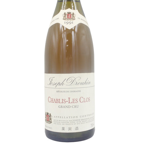 ジョセフ ドルーアン シャブリ レ クロ 1991 750ml Joseph Drouhin Chablis Grand Cru Les Clos【S1】