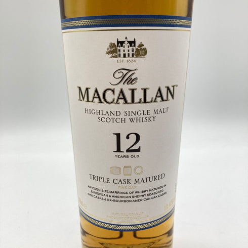 ザ マッカラン 12年 トリプルカスク 700ml 40% The MACALLAN TRIPLE CASK【H2】