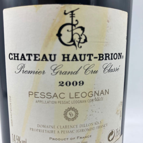 シャトー オー ブリオン 2009 750ml 14.5% CHATEAU HAUT BRION【K2】