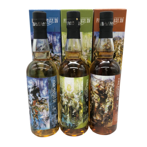 東京都限定◆アマハガン ファイナルファンタジーXIV グリダニア&リムサ・ロミンサ&ウルダハ 700ml 40% 長濱蒸留所 3本セット【Q】