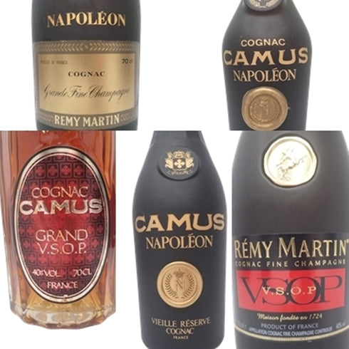 カミュ レミーマルタン VSOP ナポレオン ファインシャンパーニュ 等 700ml CAMUS REMY MARTIN 5本セット【MA1】