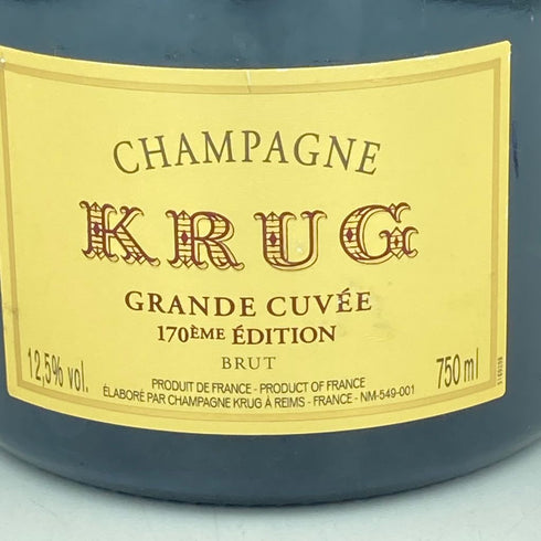 クリュッグ ブリュット 白 750ml 12.5% KRUG BRUT【B1】