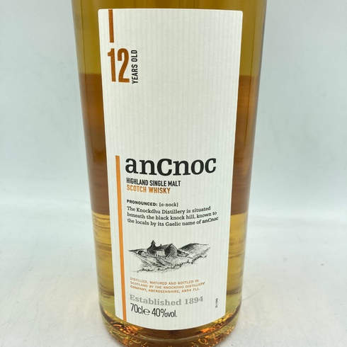 アンノック 12年 700ml 40% ancnoc【R1】