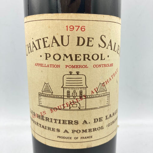 シャトー ド サル ポムロル 1976 730ml CHATEAU DE SALES POMEROL 【M】