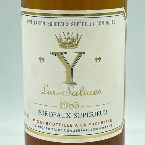 ル サリュース ボルドー シュペリュール 1985 750ml 14% Lur Saluces BORDEAUX SUPERIEUR【DD】