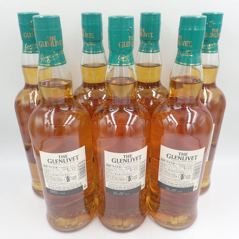 【セット】グレンリベット 12年 ダブルオーク シングルモルト 700ml 40% THE GLENLIVET 7本セット 同梱不可【7F】