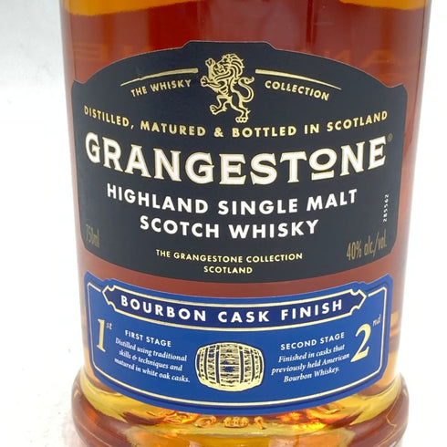 グレンジストン バーボン カスク フィニッシュ 750ml 40% GRANGESTONE BOURBON CASK FINISH【L】