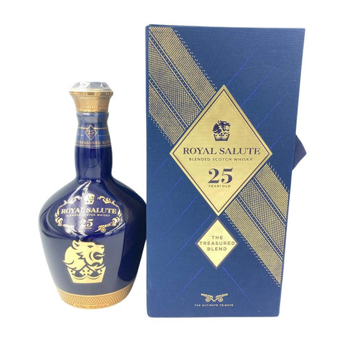 ロイヤルサルート 25年 青陶器ボトル スコッチウイスキー 700ml 40% Royal Salute 1427.8g【A4】