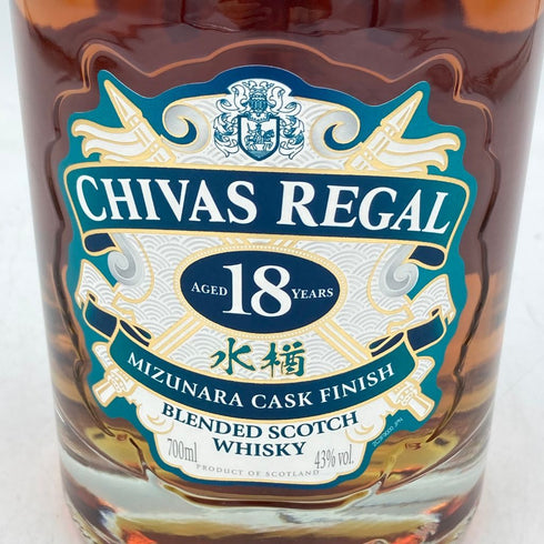 シーバスリーガル 18年 ミズナラ 700ml 43% CHIVAS REGAL MIZUNARA【H】