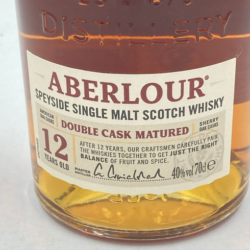 アベラワー 12年 ダブルカスク マチュアード 700ml 40% ABERLOUR【E3】