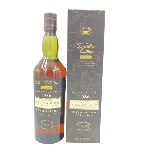 タリスカー ディスティラーズ エディション 1986 ダブルマチュアード 700ml 45% ALISKER Distiller's Edition DOUBLE MATURED【O1】