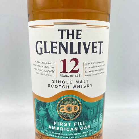 ザ グレンリベット 12年 ファーストフィル アメリカンオーク 700ml 43% THE GLENLIVET FIREST FILL AMERICAN OAK 【C2】