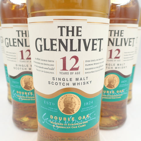 【セット】グレンリベット 12年 ダブルオーク シングルモルト 700ml 40% THE GLENLIVET 5本セット 同梱不可【7F】