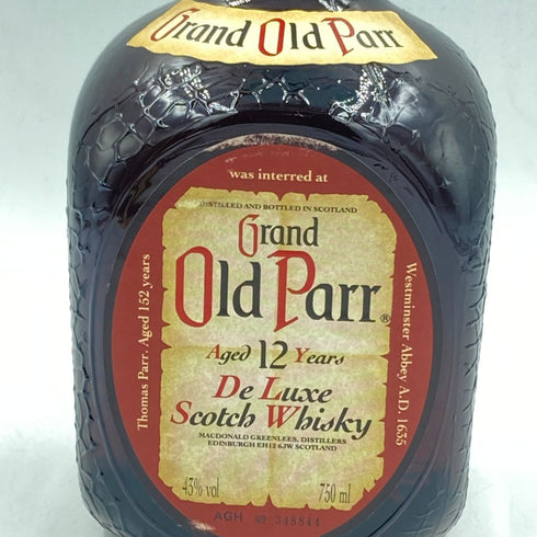 グランド オールドパー 12年 デラックス 750ml 40% Grand Old Parr De Luxe【F2】