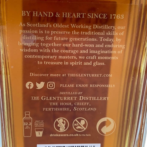 グレンタレット 7年 ピートスモーク 700ml 46% The Glenturret 【O】