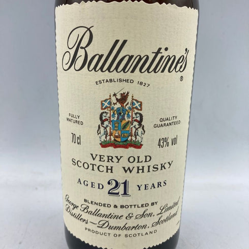 バランタイン 21年 ベリーオールド 青キャップ 700ml 43% Ballantine's VERY OLD 【E2】