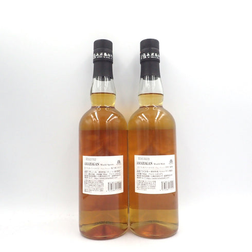 東京都限定◆長濱蒸留所 AMAHAGAN×まどろみバーメイド 第2弾 第3弾 伊吹騎帆 陽乃崎日代子 700ml 2本セット 箱付き【CC】