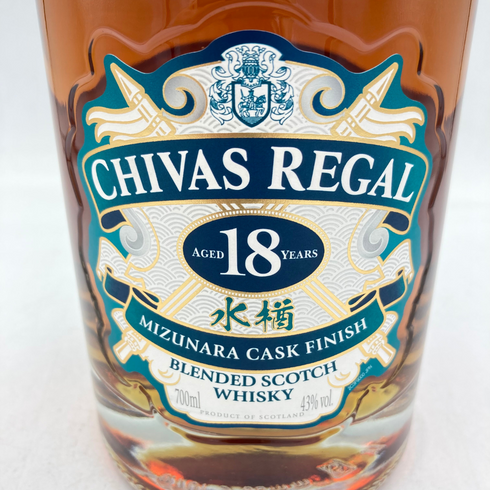 シーバスリーガル 18年 ミズナラ 700ml 43% CHIVAS REGAL MIZUNARA【I3】