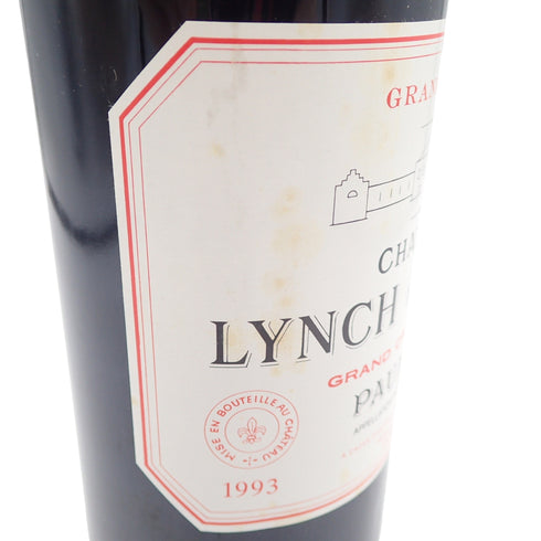 シャトー ランシュ バージュ 1993 赤 750ml 13.0% CHATEAU LYNCH BAGES PAUILLAC GRAND CRU CLASSE【H1】