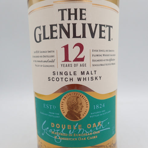 【セット】グレンリベット 12年 ダブルオーク シングルモルト 700ml 40% THE GLENLIVET 7本セット 同梱不可【7F】
