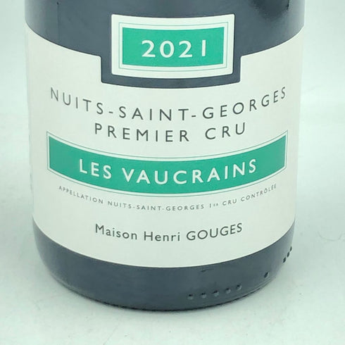 メゾン アンリ グージュ ニュイ サン ジョルジュ レ ヴォークラン 2021 750ml 13.5% MAISON HENRI GOUGES Nuits St. Georges 1er Cru Les Vaucrains【I】