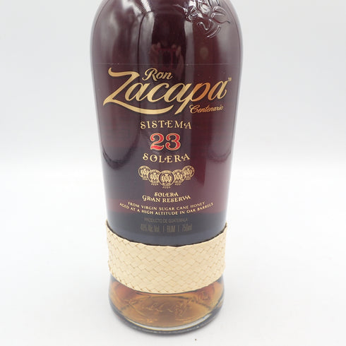 ロン サカパ センテナリオ 23年 ソレラグランレゼルヴァ 750ml RON ZACAPA Centenario Solera Grand Reserva 23YEARS OLD【S2】
